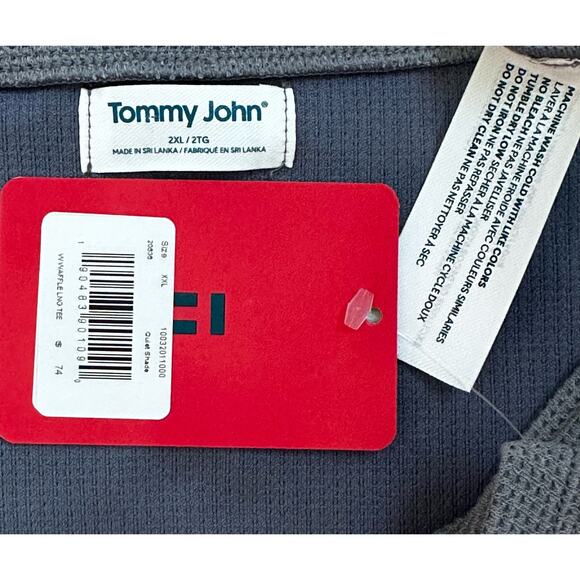 Tommy John|Knitted Loungewear Top|Quiet Shade|NWT|SZ XXL‎ - Picture 5 of 5